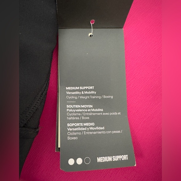 UNDER ARMOUR Black Women's Crossback Longline Medium-Impact Sports Bra  … - Picture 6 of 9